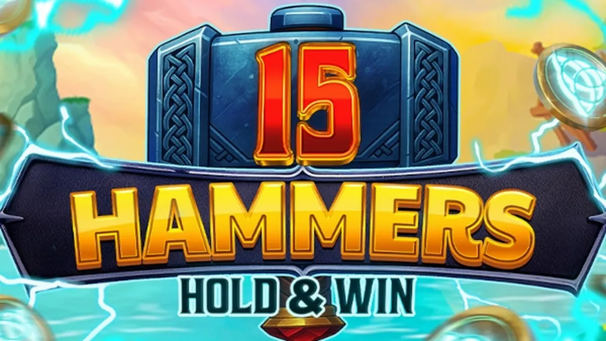 Interface do slot 15 Hammers: Hold & Win